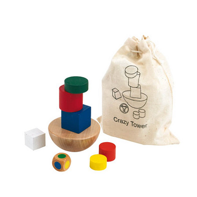 Holzpuzzle-Set, Crazy Tower